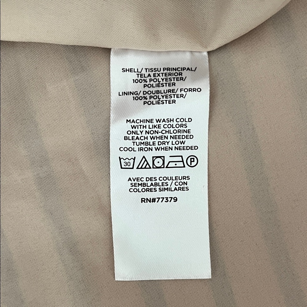 Ann Taylor Tan and Black Striped Midi Wrap Skirt - Picture 5 of 5